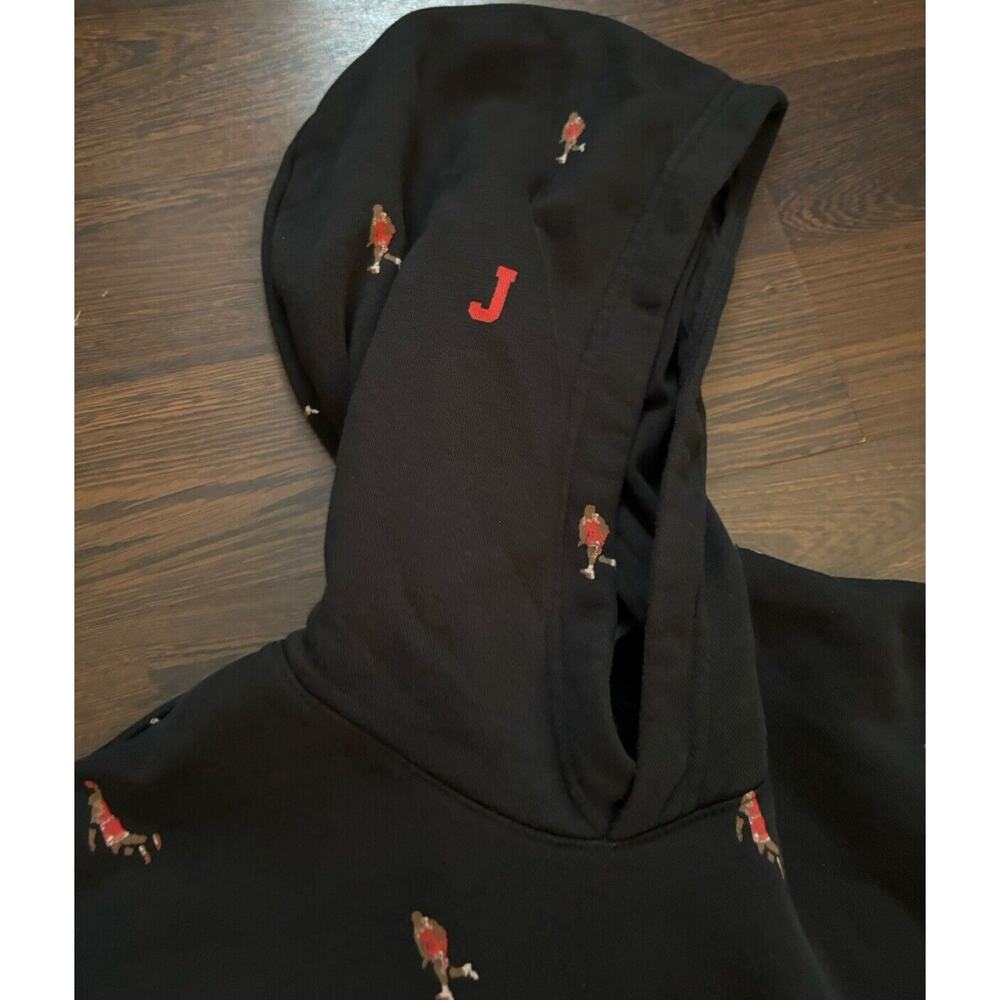 JORDAN ESSENTIAL HOLIDAY FLEECE PULLOVER MENS SZ M LIFESTYLE HOODIE DV9392-010 - Picture 2 of 14